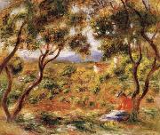 Pierre Renoir The Vines at Cagnes France oil painting artist